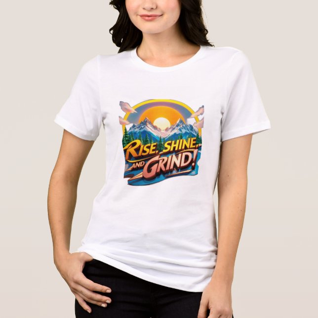 "Effortless Stil: Bella+Canvas Women's Tri-Blend T Shirt (Framsida)