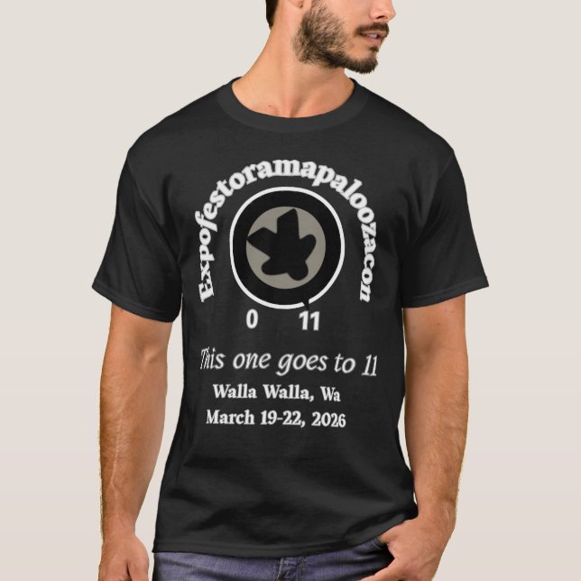 EFORP 11 Mörk T-shirt Svart Meeple (Framsida)