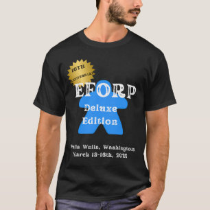 EFORP 2025, 10-årsdag, Deluxe Edition Blue T Shirt