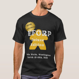 EFORP 2025 10-årsjubileums Deluxe Edition Gul T Shirt