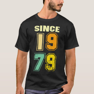 Efter 1979 Retro stil för 40th födelsedagvintage T Shirt