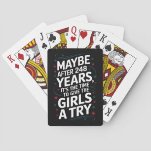 Efter 248 år kanske det är dags för Ge Girls Casinokort