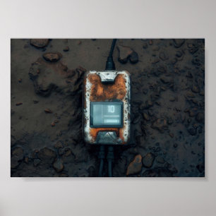 Efter apokalyptisk Futuristiska Poster