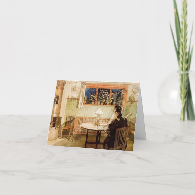 Efter att barnen har Borta sig till sängen Anteckningskort (Framsida)