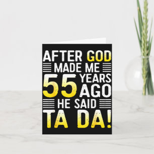 Efter att Gud Gjorde Mig För 55 År Sedan Sa Han Ta Kort