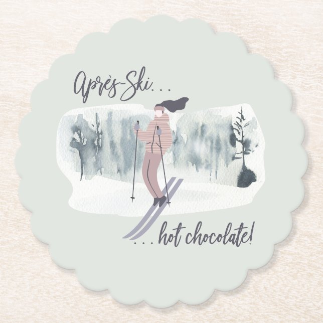 Efter att ha hoppat över Hettens choklad Underlägg Papper (Framsida)