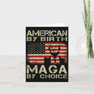 Efter Birth Maga by Choice Pro Trump 2024 US Flagg Kort