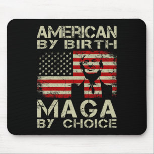 Efter Birth Maga by Choice Pro Trump 2024 US Flagg Musmatta