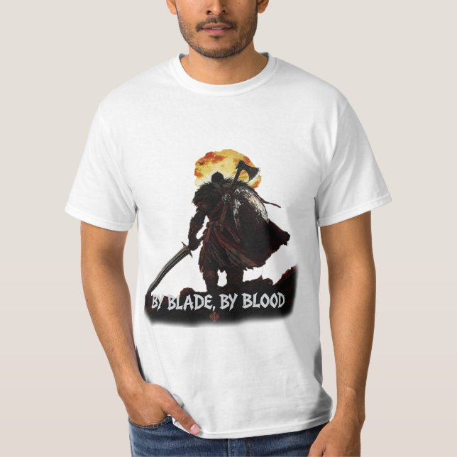 Efter blad, efter blod - Viking Conqueror T Shirt (Framsida)