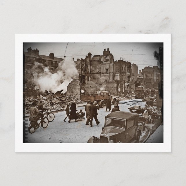 Efter bombningen i London Vykort (Framsida)