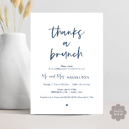 Efter bröllop Brunch, tack för en inbjudan till Br