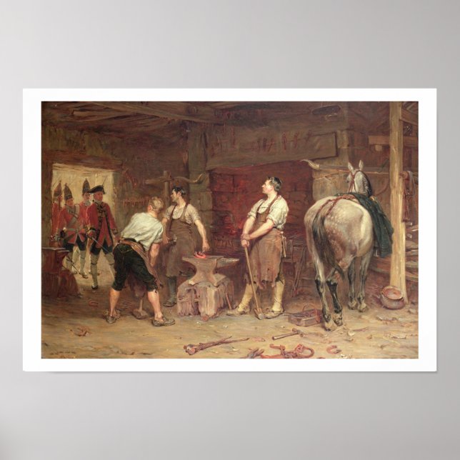 Efter Culloden: Rebel Hunting (olja på canvas) Poster (Framsidan)