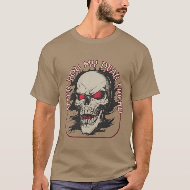 Efter dig, min kära vän... t shirt (Framsida)