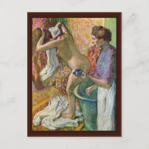 Efter ed av Edgar Degas Vykort