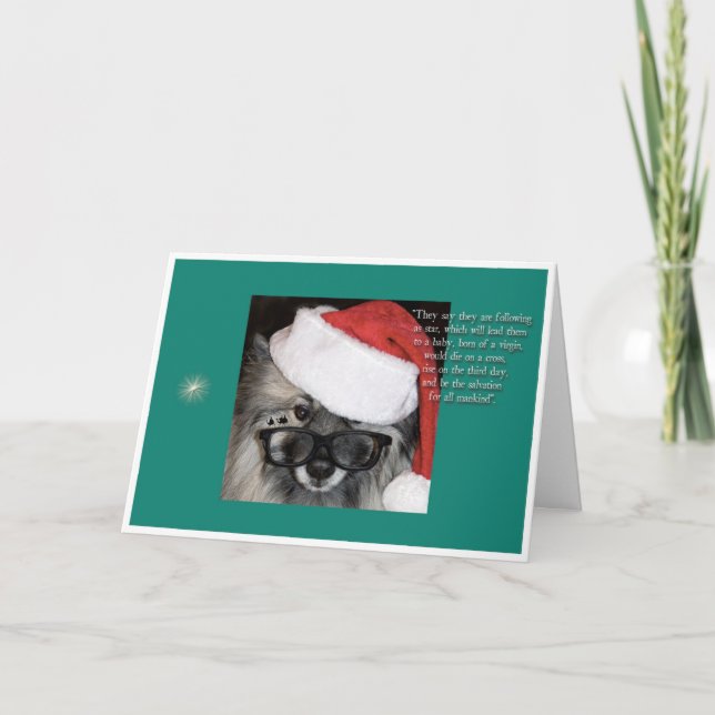 Efter ett stjärnajulkort helgkort (Framsida)