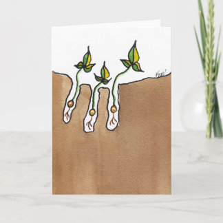 Efter Fall Notecard Kort