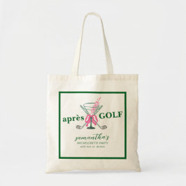Efter Golf Martini Coquette Bow Möhippa Fest Tygkasse