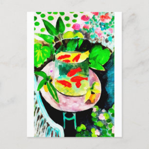 efter Henri Matisse, Goldfish, Digital teckning Helg Vykort