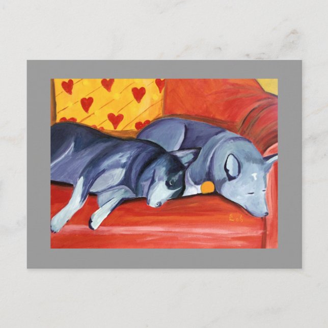 Efter hjärta vykort (Framsida)