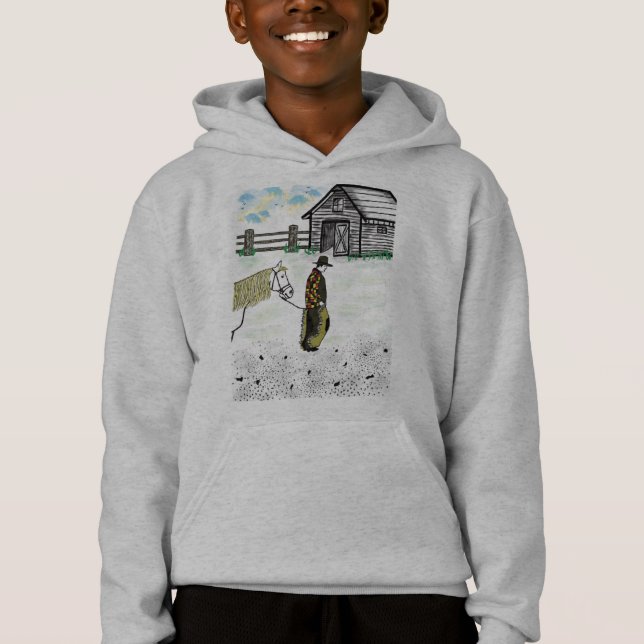 Efter Horse Ride T Shirt (Framsida)