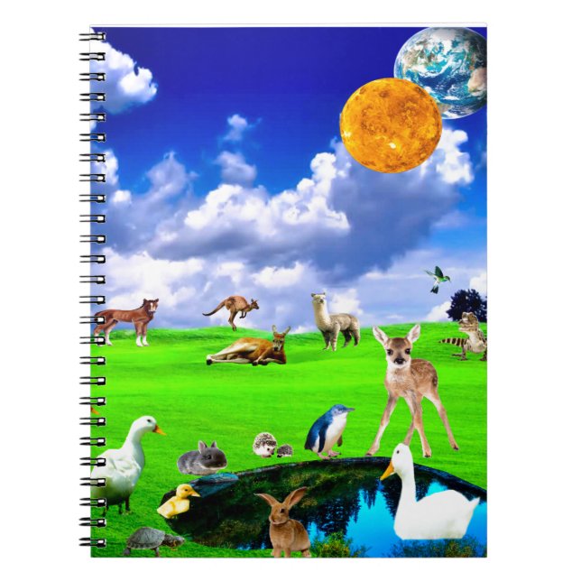 Efter Humans Lämna Earth Anteckningsbok (Framsidan)