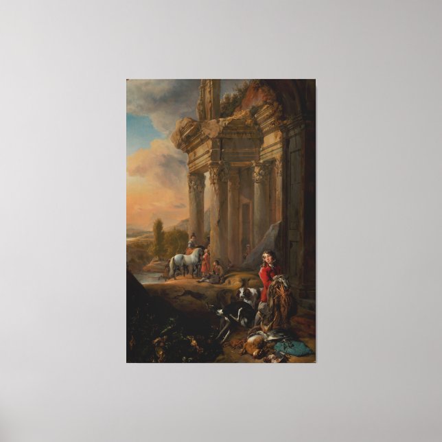 Efter Hunt, Jan Baptist Weenix, c. 1656 Canvastryck (Framsida)