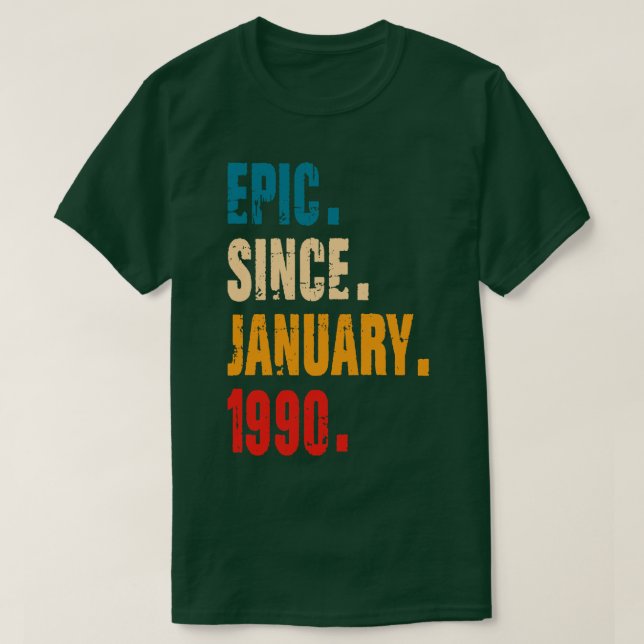 EFTER JANUARI 1990 T SHIRT (Design framsida)