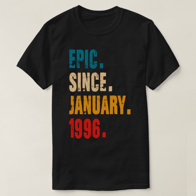 EFTER JANUARI 1996 T SHIRT (Design framsida)