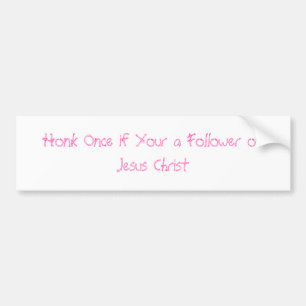 Efter Jesus Kristus Bumper Sticker Bildekal