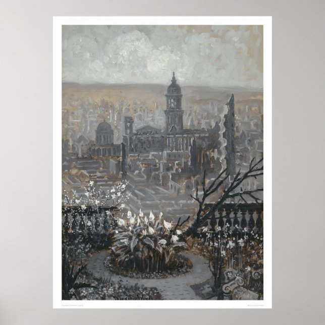 Efter jordbävningen och elden 1906 (1190) poster (Framsidan)