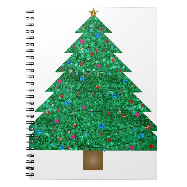 efter julgran anteckningsbok (Framsidan)
