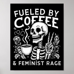 Efter kaffe&stämpel; feministisk lårfeministisk ka poster