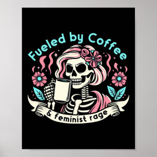 Efter kaffe&stämpel; feministisk lårfeministisk ka poster