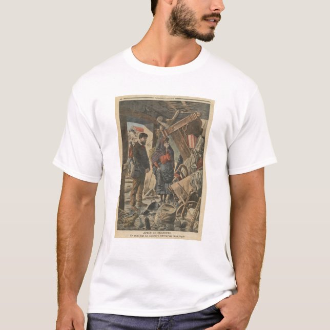 Efter katastrofen för 'Le Petit Journal' T-shirt (Framsida)