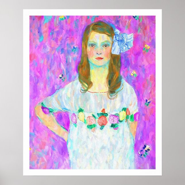 Efter Klimt - Porträtt av Mada Poster (Framsidan)