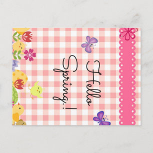 Efter kort-Hej Vår! Vykort