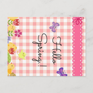 Efter kort-Hej Vår! Vykort