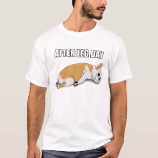 Efter lägga benen på ryggen dagmops Meme T Shirt