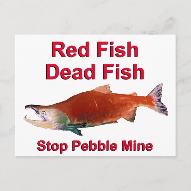 Efter lax - stoppa odlingsminuter vykort (Framsida)