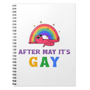 Efter maj månad är det Gay LGBT-Pridet Anteckningsbok