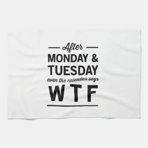 Efter Måndag och tisdag Kökshandduk