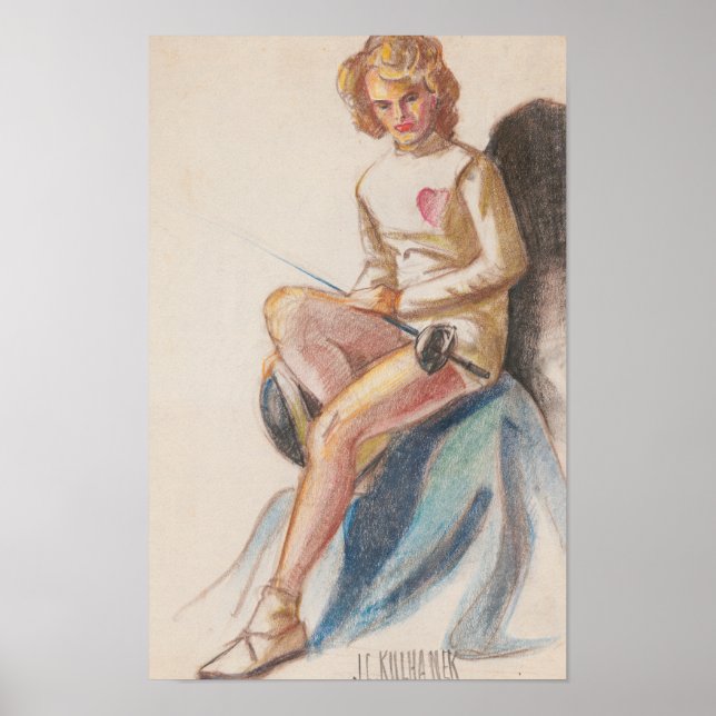 Efter matchningen - Boxing Art (1950) Poster (Framsidan)