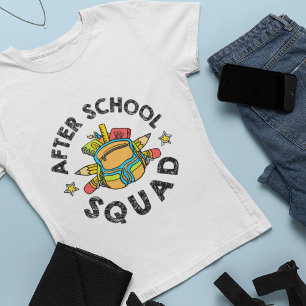 Efter medarbetare för anrikning av skolfack t shirt