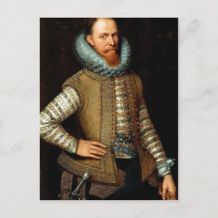 (efter) Michiel Jansz van Mierevelt: Maurice of Na Vykort