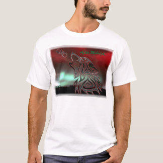 Efter midnatt skjorta för vitBlurgräns T Shirt