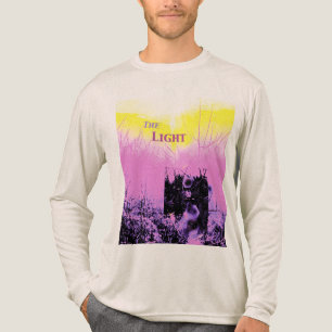 "Efter Mörken"/"Ljuset" i Gulten för svart Rosa T Shirt