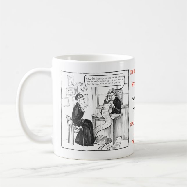 EFTER-ord serie - specifikation och FRÖCKEN Kaffemugg (Vänster)