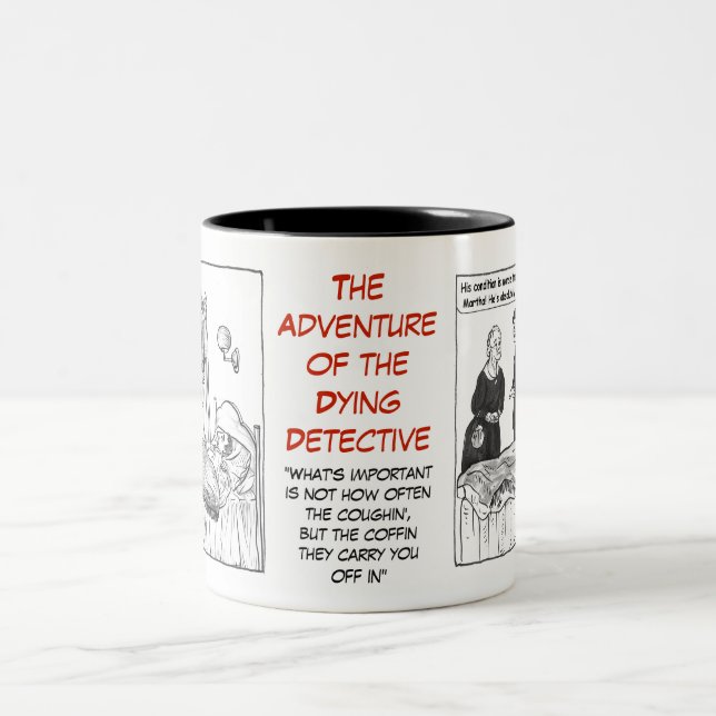 EFTER-ord serier DYIN Två-Tonar kaffemuggen Två-Tonad Mugg (Center)