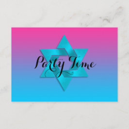 Efter Party turkos till Rosa Ombre med Star Inbjudningar