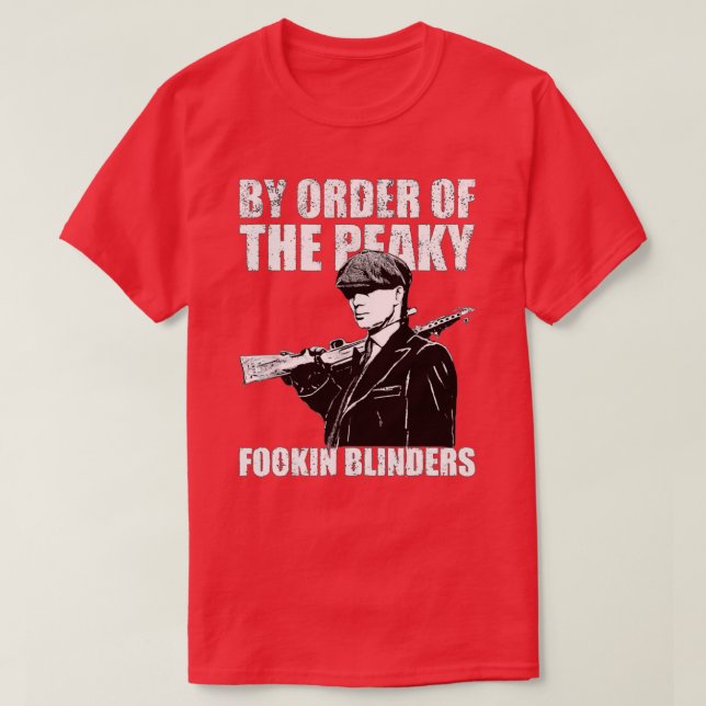 efter peaky fookin-bländare t shirt (Design framsida)